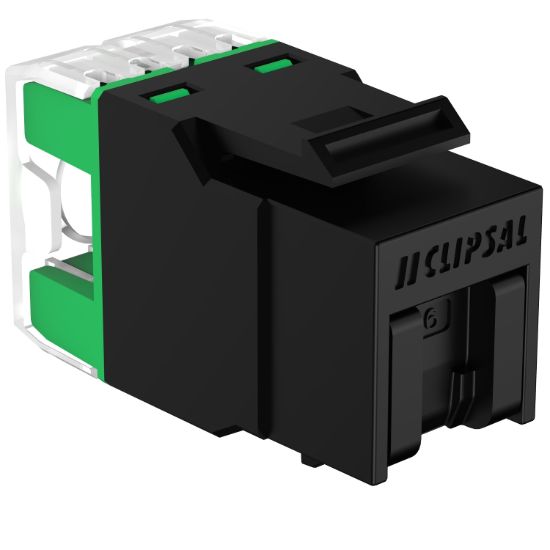Picture of RJ45 Jack, Clipsal Actassi, CAT6 UTP Keystone Shutter