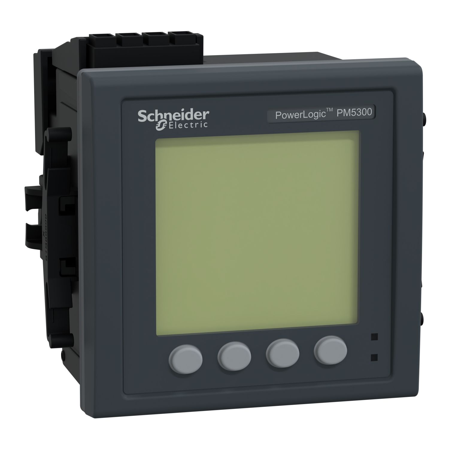 Picture of power meter PowerLogic PM5310, modbus, up to 31st Harmonic, 256KB 2DI/2DO 35 alarms