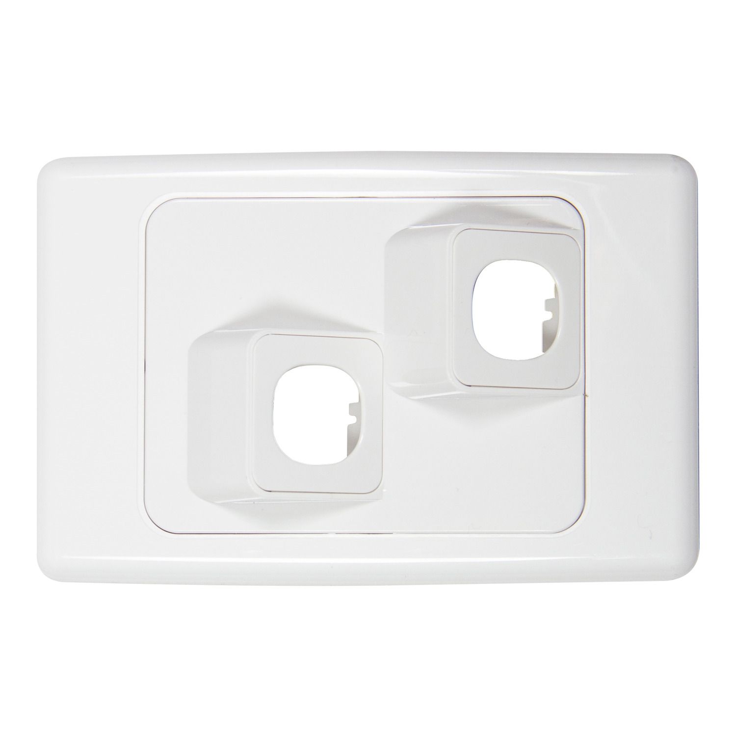 Picture of Gridplate, 2000 Series, Flush Surround and Angled 2 Gang