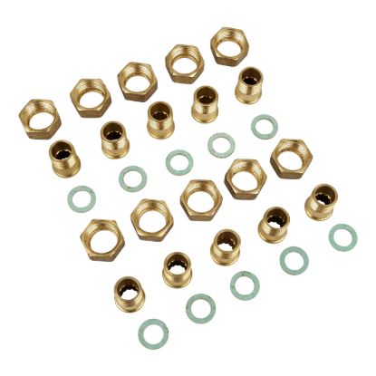 Picture of Zone Connection Set, DN15 Valve, G1/2 to R3/8 Ext Thread, Pack Quantity 10.