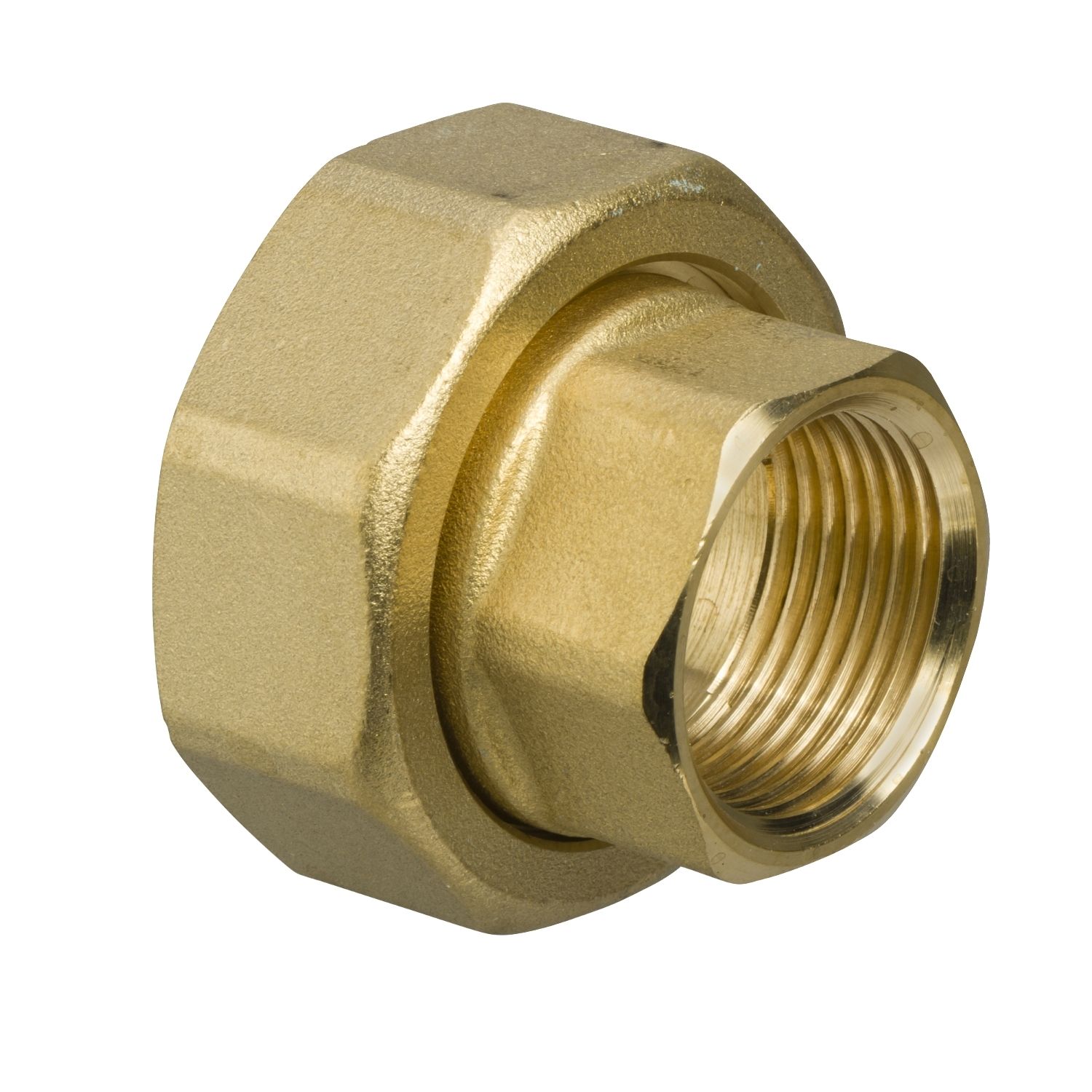 Picture of 2xDN25 Internal Threaded End Connections with Fibre Gaskets, G 1.1/4 to valve, Rp 3/4 (Internal) to pipe.