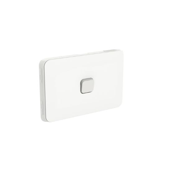 Picture of Flush Switch, Clipsal Iconic, Horizontal Mount, 1 Gang, 250V, 10AX, LED