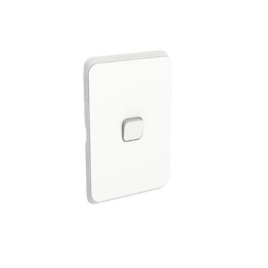 Picture of Flush Switch, Clipsal Iconic, Vertical Mount, 1 Gang, 250V, 10AX, LED