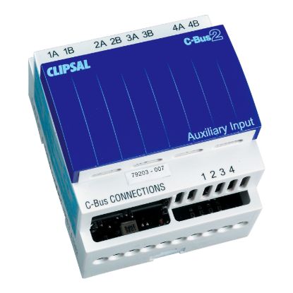 Picture of Auxiliary Input Unit, C-Bus Control and Management System, 4 Channel, Learn Enabled