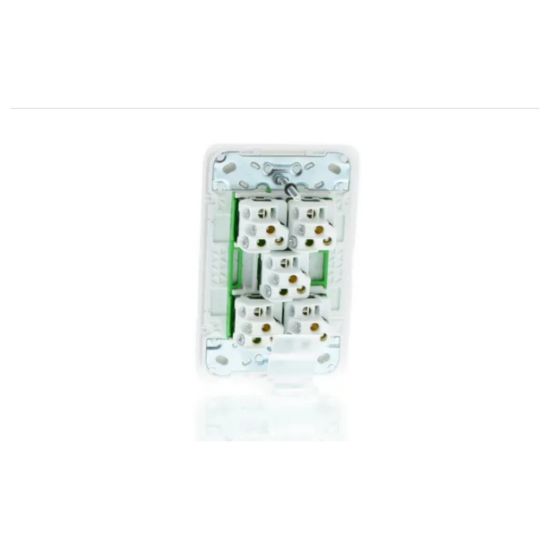 Picture of Flush Switch, Clipsal Iconic, Vertical Mount, 5 Gang, 230/240V, 10Ax1-Way/2-Way
