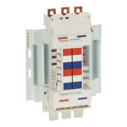 Picture of SAU Chassis, Acti9, 250A, 3Ph, 12 poles, 18mm for iC60 MCB and RCBO, dual feed