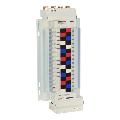 Picture of SAU Chassis, Acti9, 250A, 3*(1Ph+N), 32 poles, 18mm for iC60 MCB and RCBO, dual feed
