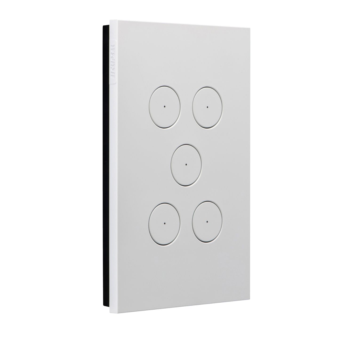 Picture of Push Button Switch, Saturn Zen, LED, 5 Gang, 250V, 16AX/20A