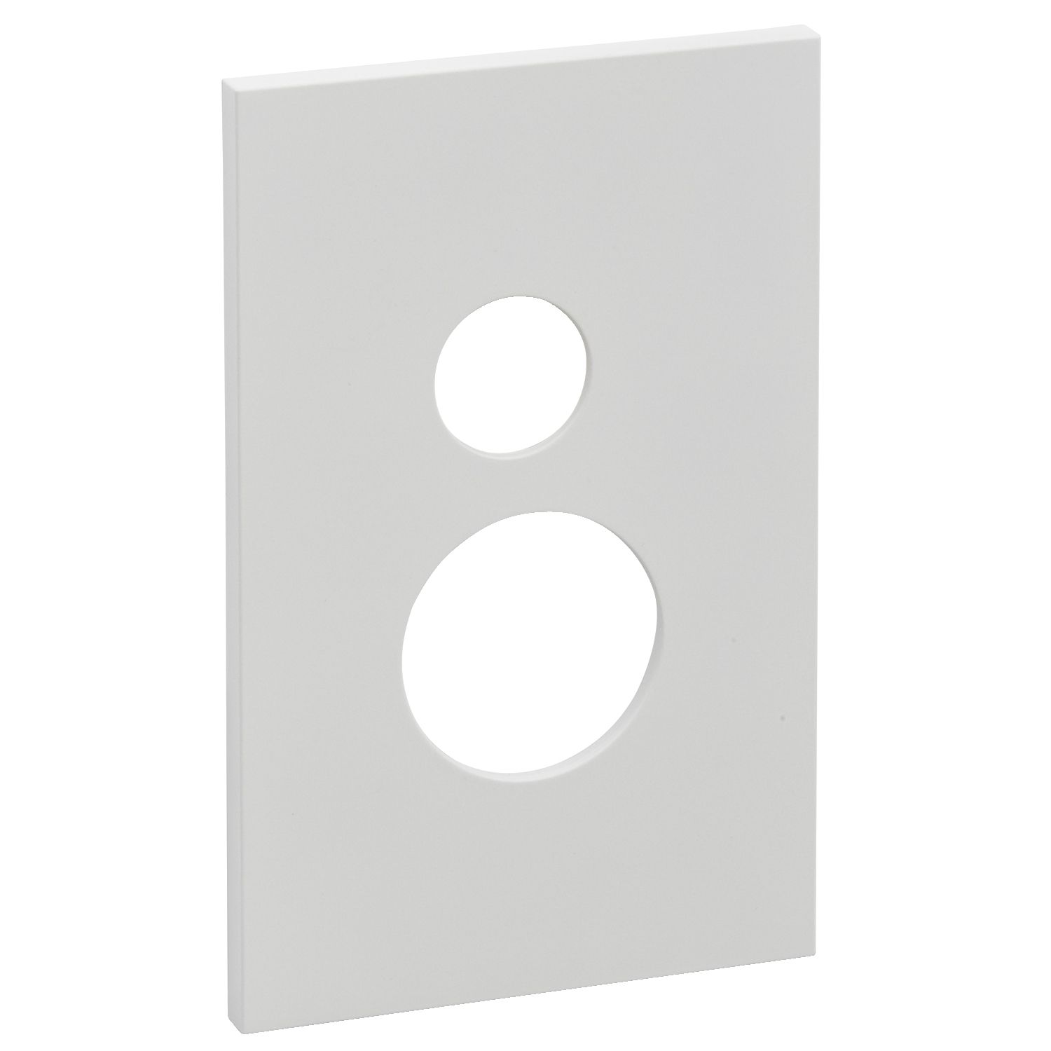 Picture of Single Power Point Cover, Saturn Zen, Horizontal Mount, Clip-On