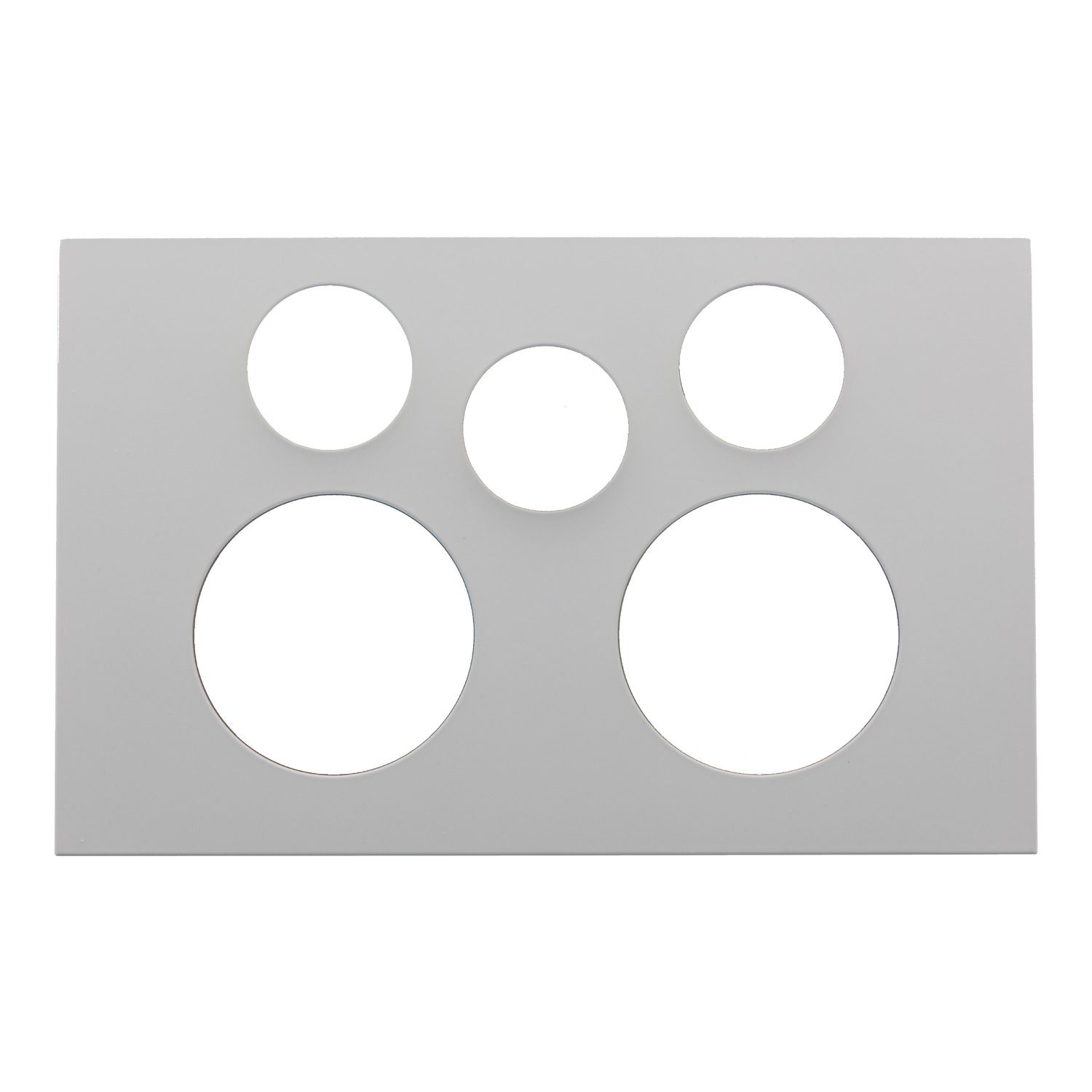 Picture of Double Power Point Cover, Saturn Zen, With Extra Switch Horizontal Mount, Clip-On