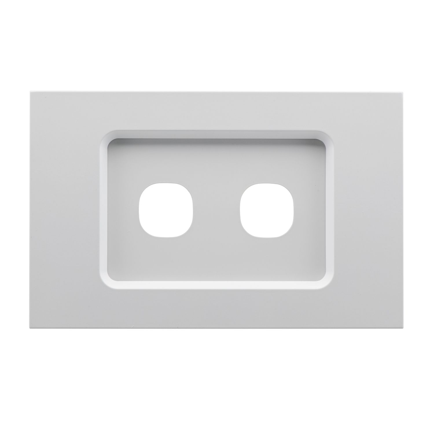 Picture of Grid and Cover, Saturn Zen, 2 Gang, Less Mechanism