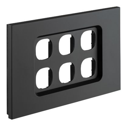 Picture of Grid and Cover, Saturn Zen, 6 Gang, Less Mechanism