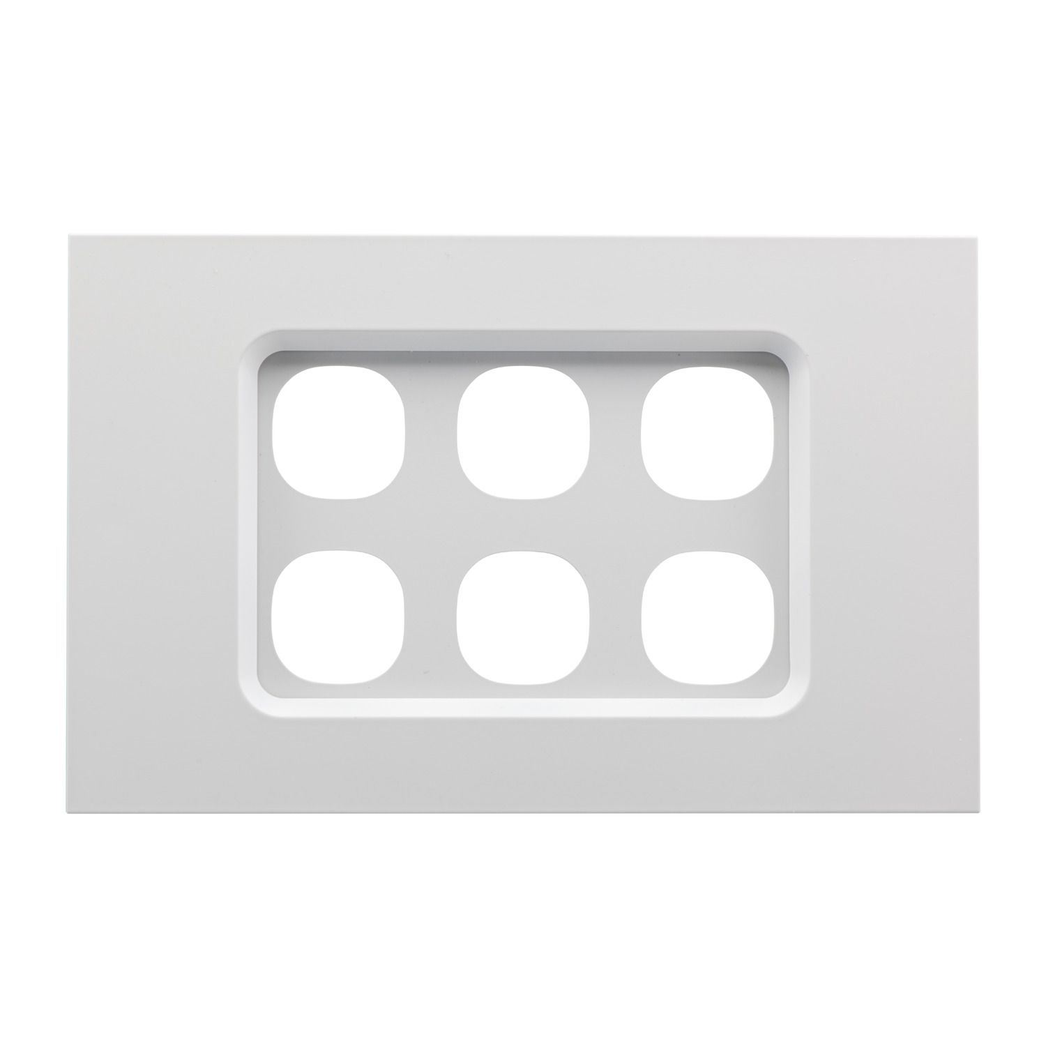 Picture of Grid and Cover, Saturn Zen, 6 Gang, Less Mechanism