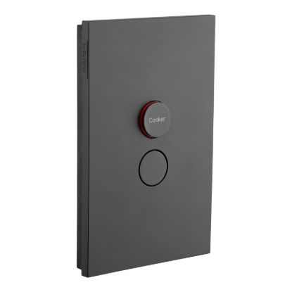 Picture of Cooker Switch, Saturn Zen, Single Pole 45A, 250V