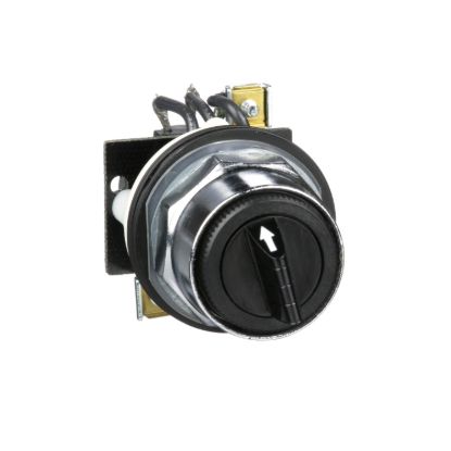Picture of Potentiometer, Harmony 9001K, metal, black, 30mm, 10kOhm