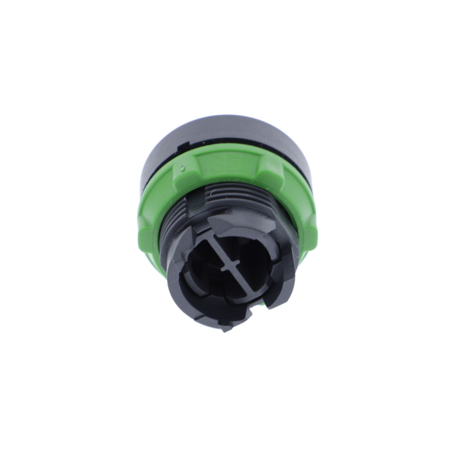 Picture of Push button head, Harmony XB5, plastic, flush, yellow, 22mm, spring return, unmarked