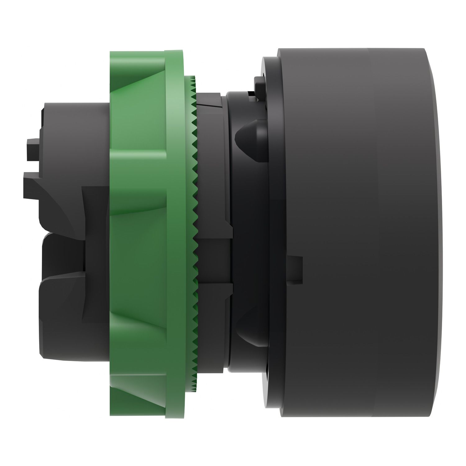 Picture of Head for non illuminated push button, Harmony XB5, black recessed, 22mm, spring return, unmarked