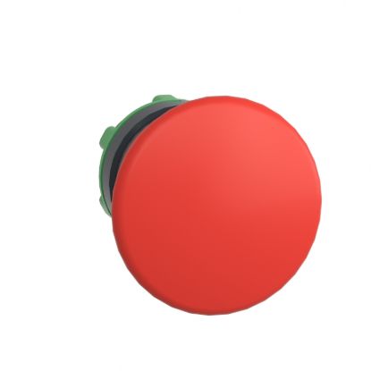 Picture of Head for non illuminated pushbutton, Harmony XB5, plastic, red, mushroom 40mm, 22mm, spring return
