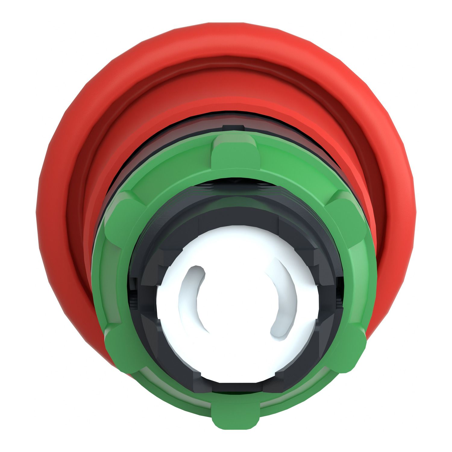 Picture of Head for non illuminated pushbutton, Harmony XB5, plastic, red, mushroom 40mm, 22mm, spring return