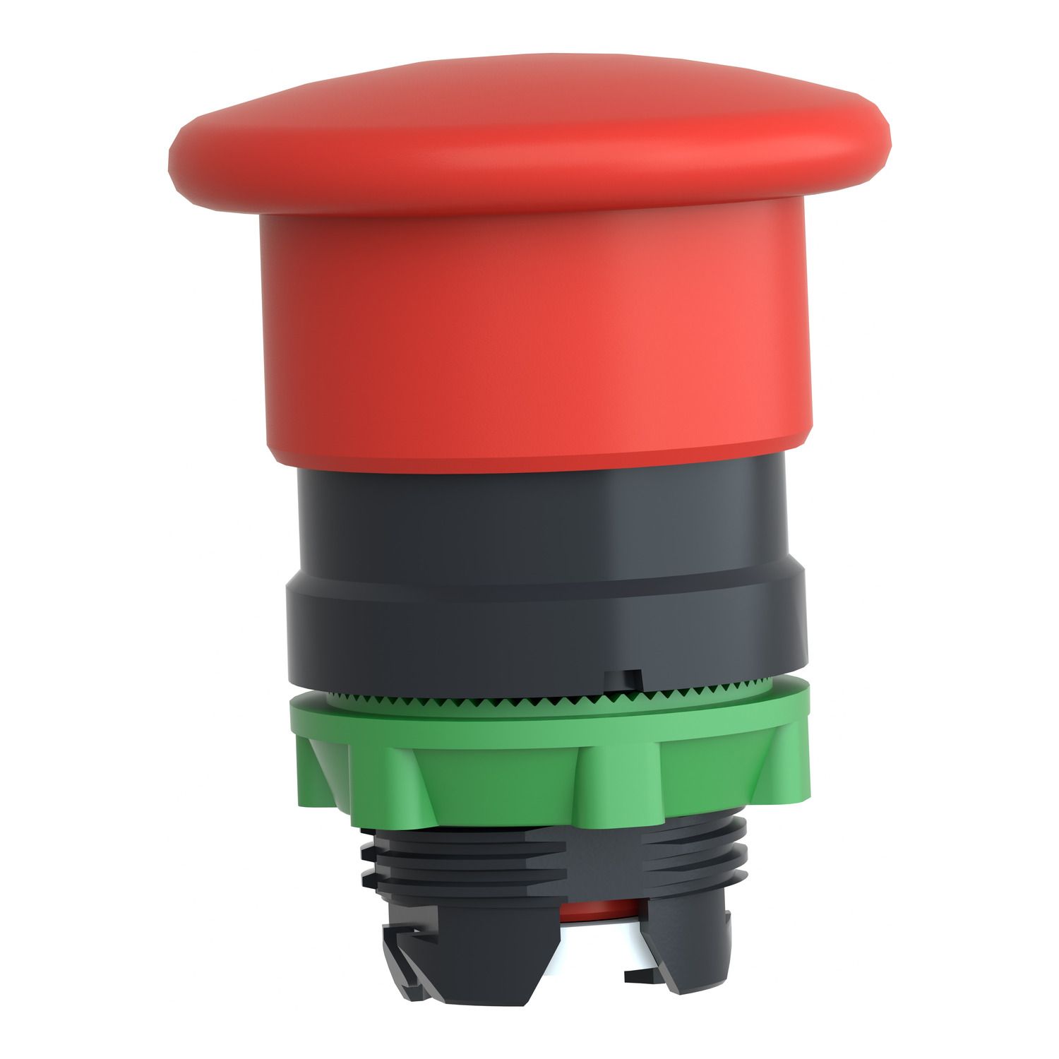 Picture of Head for non illuminated pushbutton, Harmony XB5, plastic, red, mushroom 40mm, 22mm, spring return