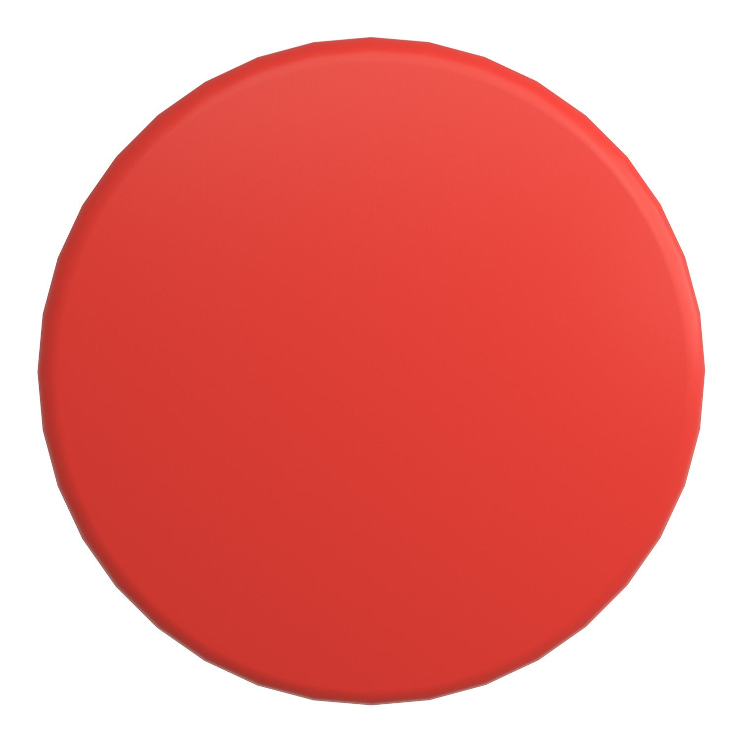 Picture of Head for non illuminated pushbutton, Harmony XB5, plastic, red, mushroom 60mm, 22mm, spring return