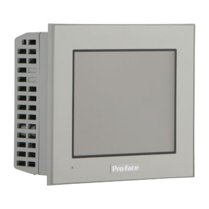 Picture of 5.7 touch panel display, QVGA, Analog-Single, 2xCOM, ETH, USB A & mini-B, SD, 24VDC