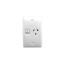 Picture of Single Switch Socket Outlet, Standard Series, 250V, 10A, Standard Size, Vertical, Safety Shutter
