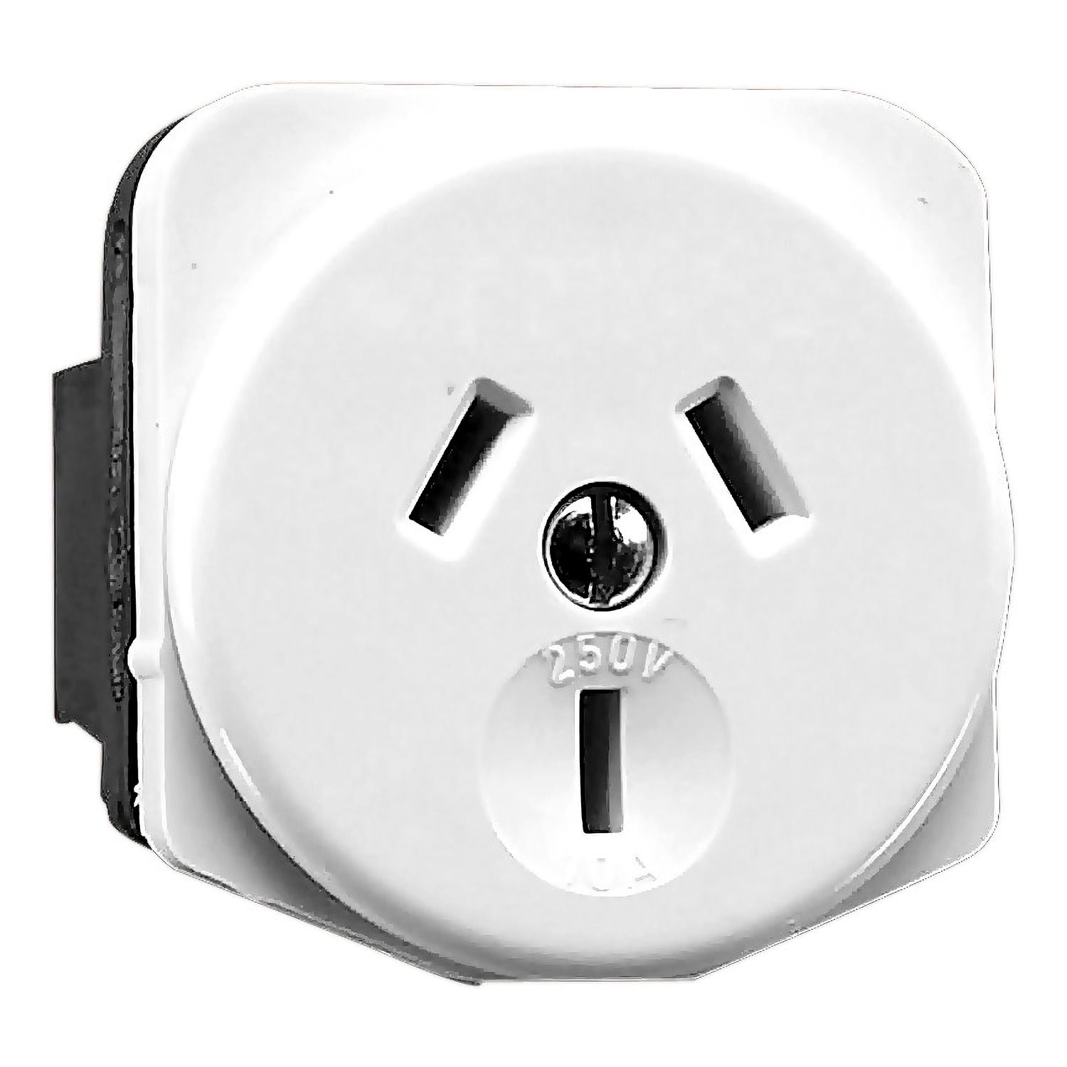 Picture of Automatic Single Socket Outlet Mechanism, Standard Series, 250VAC, 10A, 2 Pole, Panel Mount