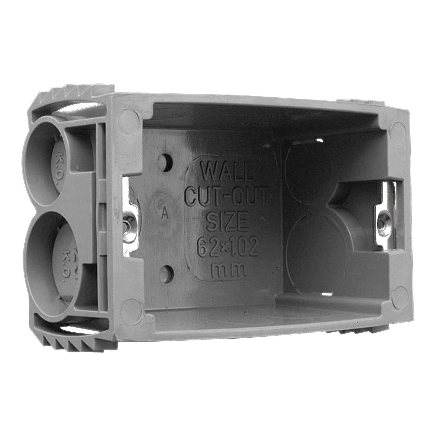 Picture of Wall Boxes Plastic, Clipsal - Mounting Accessories, 1 Gang with Sliding Nuts