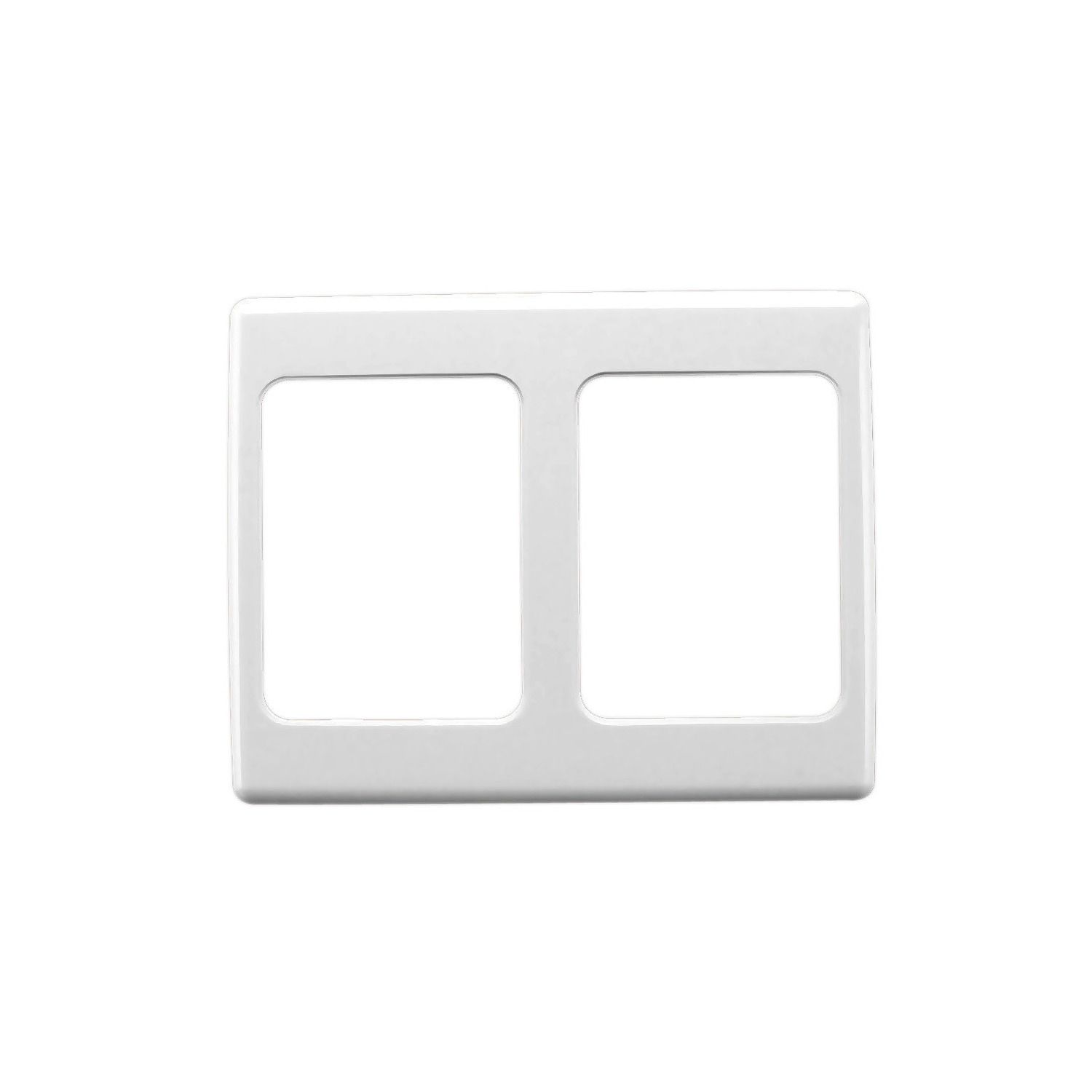 Picture of Flush Surround, 2000 Series, 2 Gang, Vertical Mount, Curved Sided, Standard Pattern