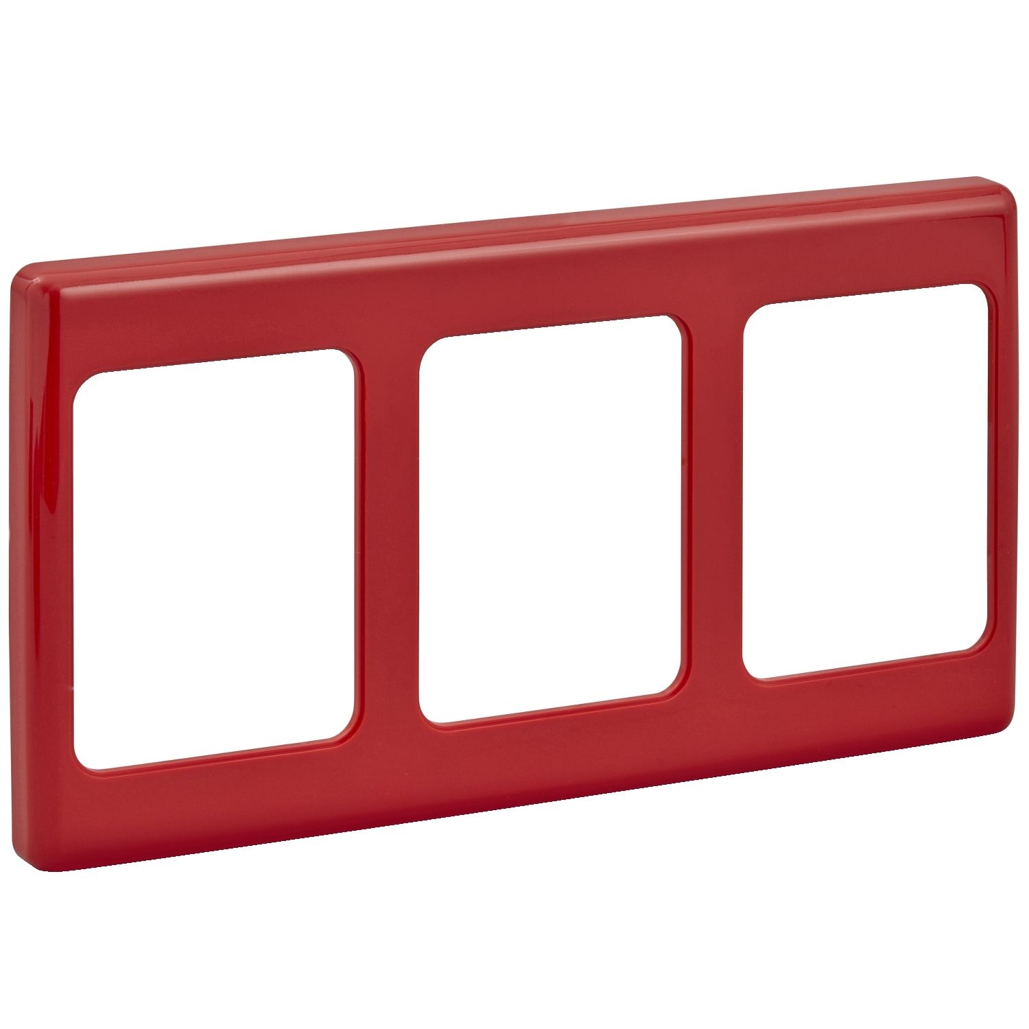 Picture of Flush Surround, 2000 Series, 3 Gang, Vertical Mount, Curved Sided, Standard Pattern