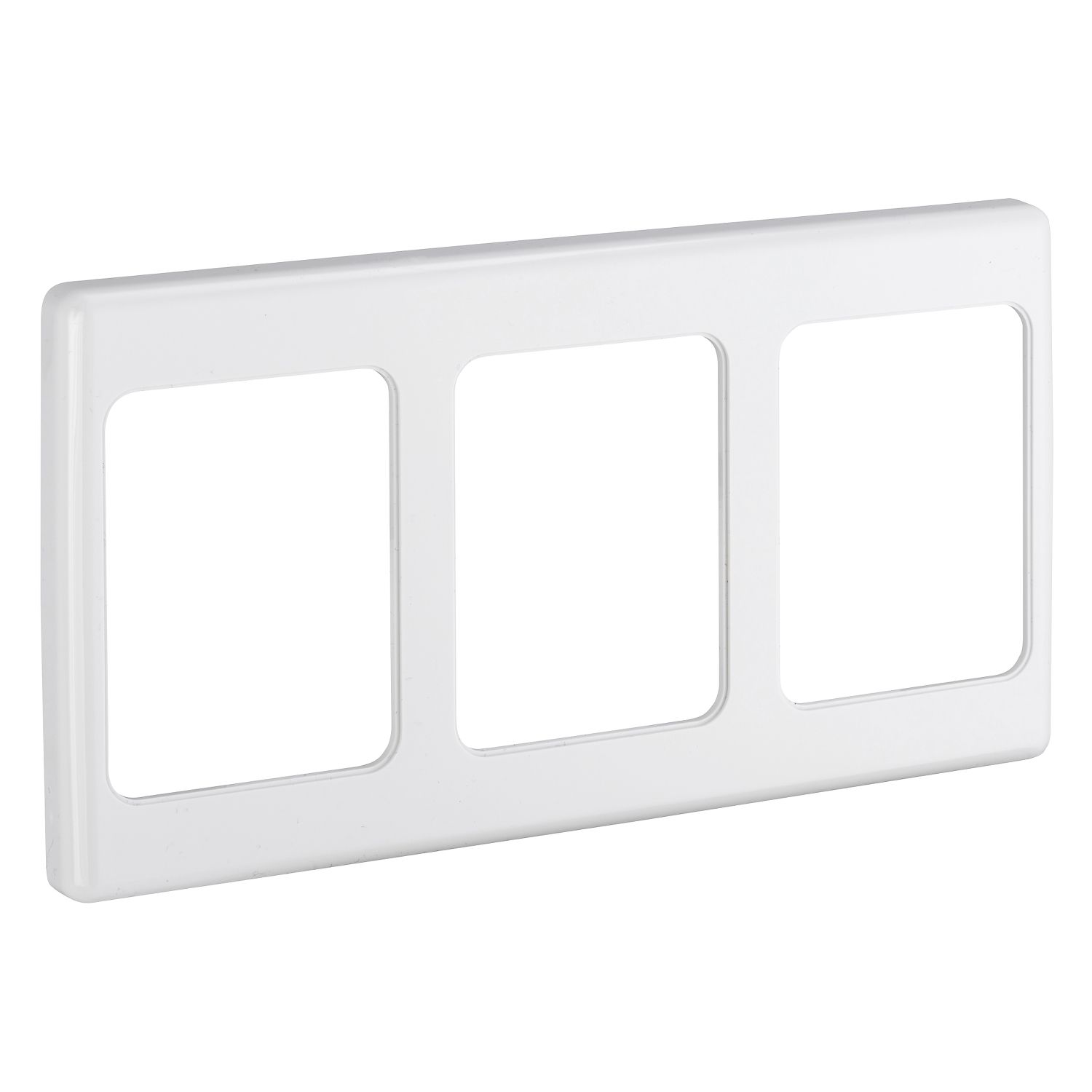 Picture of Flush Surround, 2000 Series, 3 Gang, Vertical Mount, Curved Sided, Standard Pattern