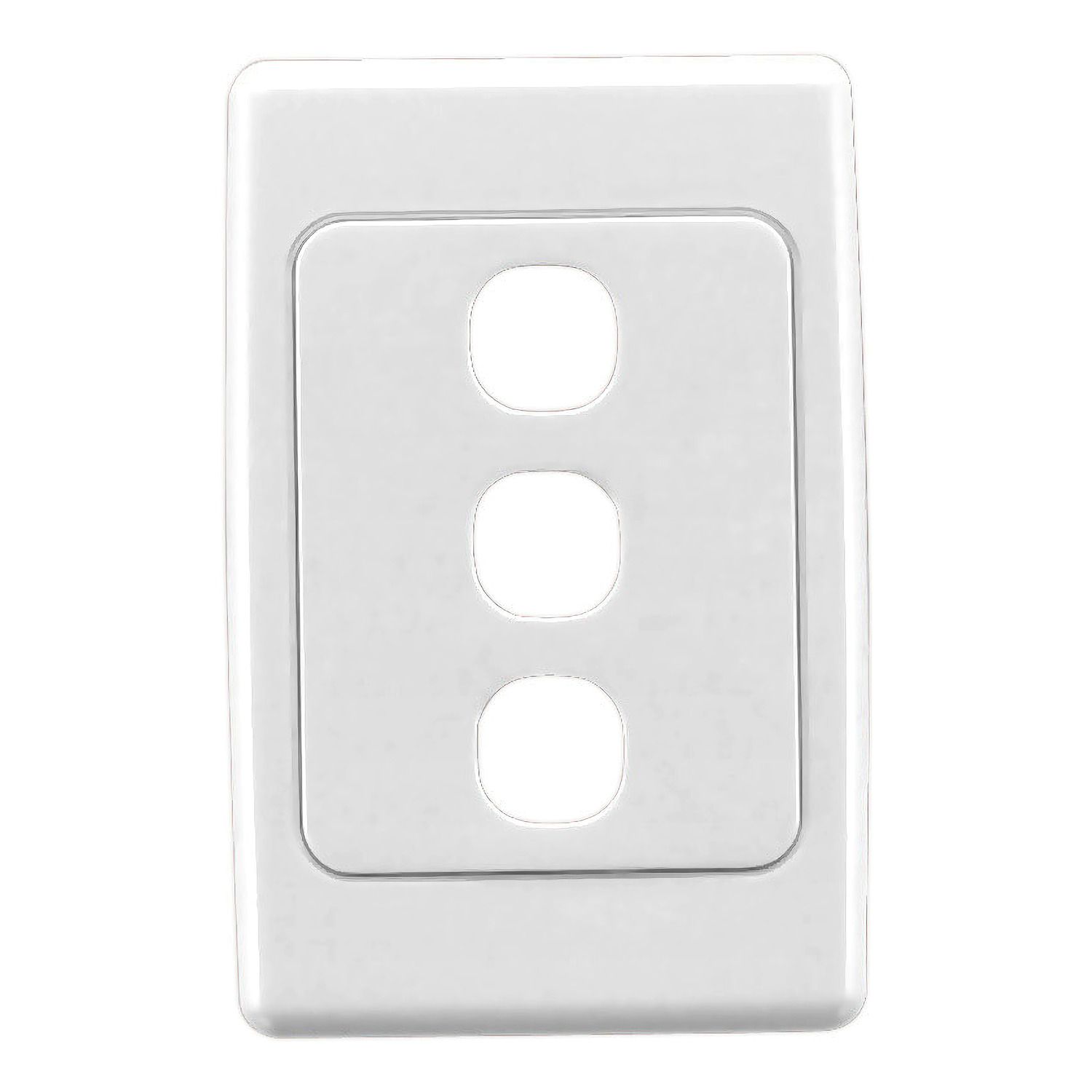 Picture of Flush Surround and Grid Plate, 2000 Series, 3 Gang, Vertical/Horizontal Mount, Standard Size