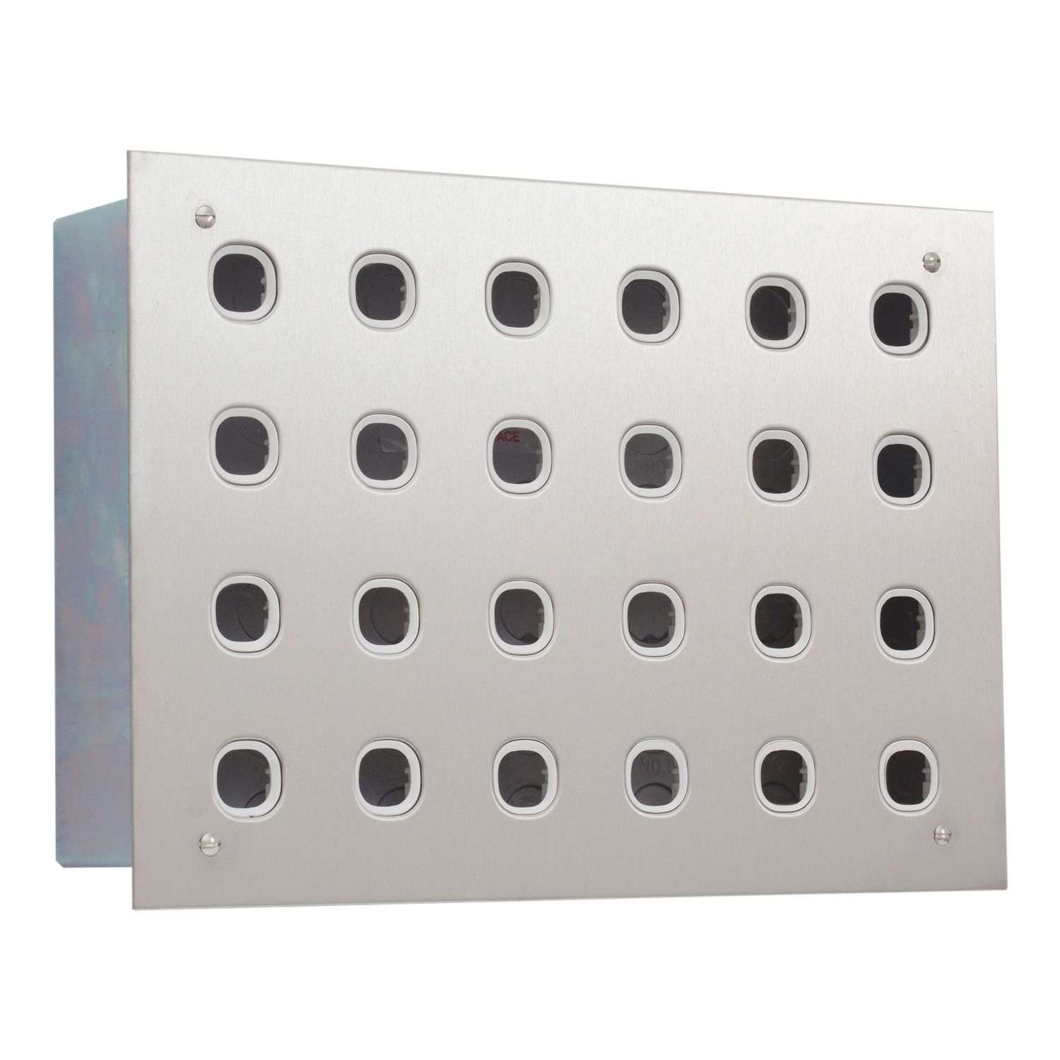 Picture of Switch Plate, Metal Plate Series, 24 Gang, 4 Rows of 6, Less Mechanism