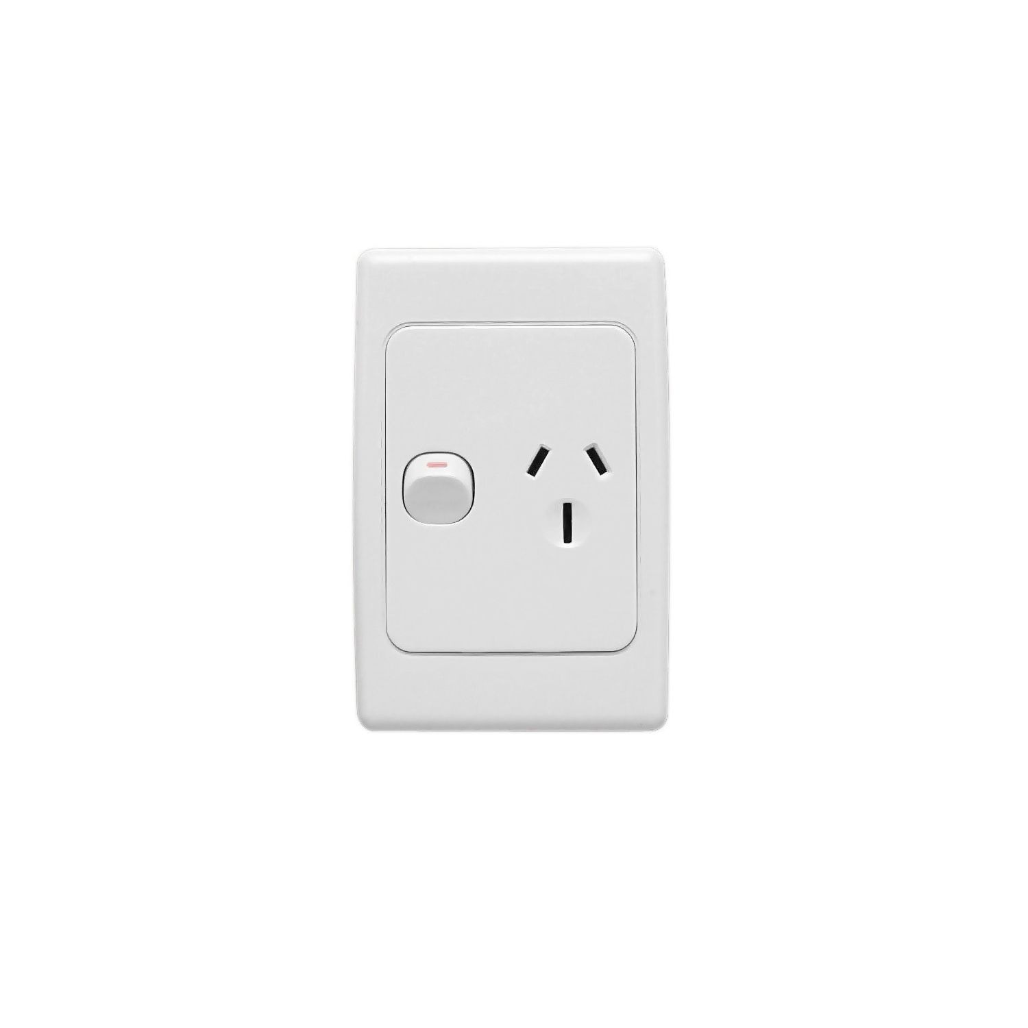 Picture of Single Switch Socket Outlet, 2000 Series, 250V, 15A, Vertical
