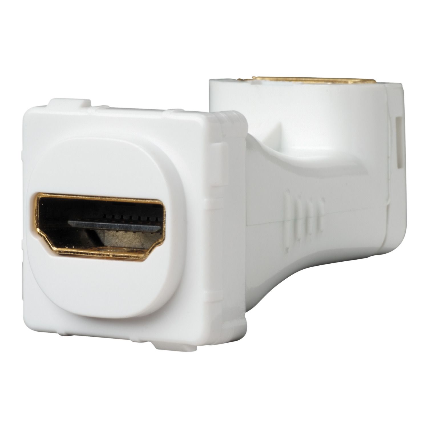 Picture of HDMI Adaptor, Clipsal Actassi, 30 Series Mech, Angled Rear Connection