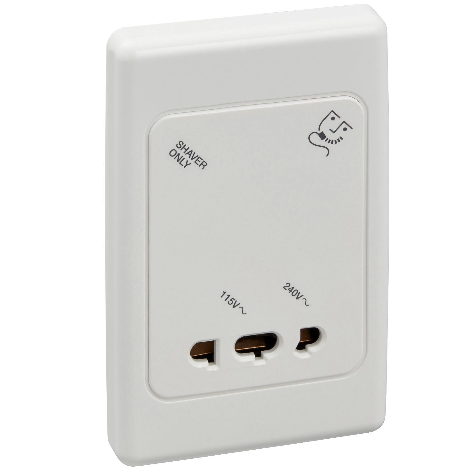 Picture of Universal Shaver Socket Outlet, 2000 Series, 115/240VAC, 22VA