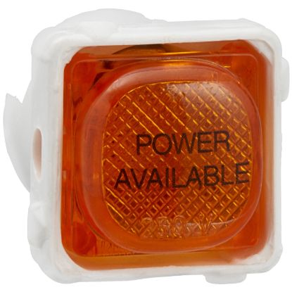Picture of Neon Indicator Mechanism, Clipsal - Mechanisms, Marked POWER AVAILABLE, 250V