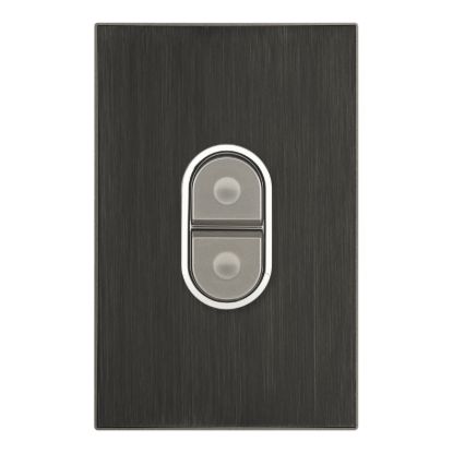 Picture of Flush Switch, Saturn Series, 1 Gang, 250V, AC,45A, Push Button