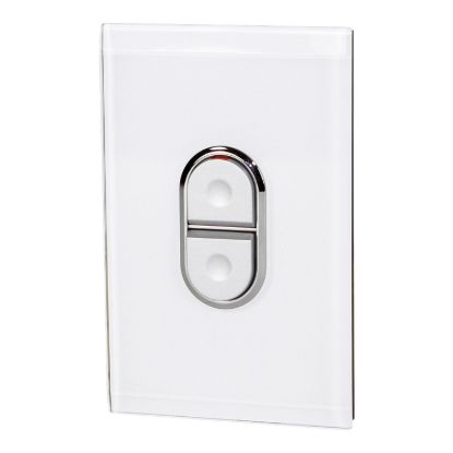 Picture of Flush Switch, Saturn Series, 1 Gang, 250V, AC,45A, Push Button