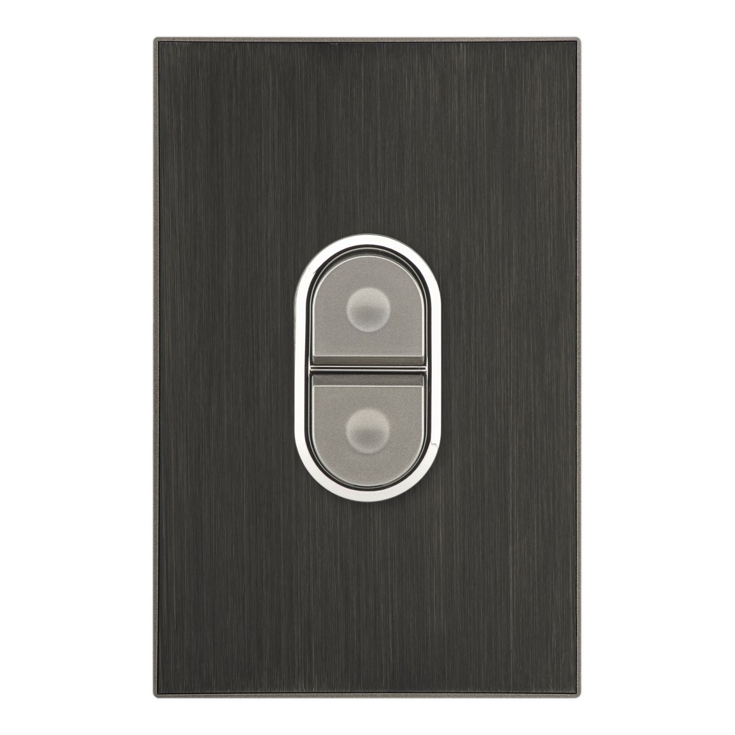 Picture of Flush Switch, Saturn Series, 1 Gang, 2 Pole, 415VAC, Push Button