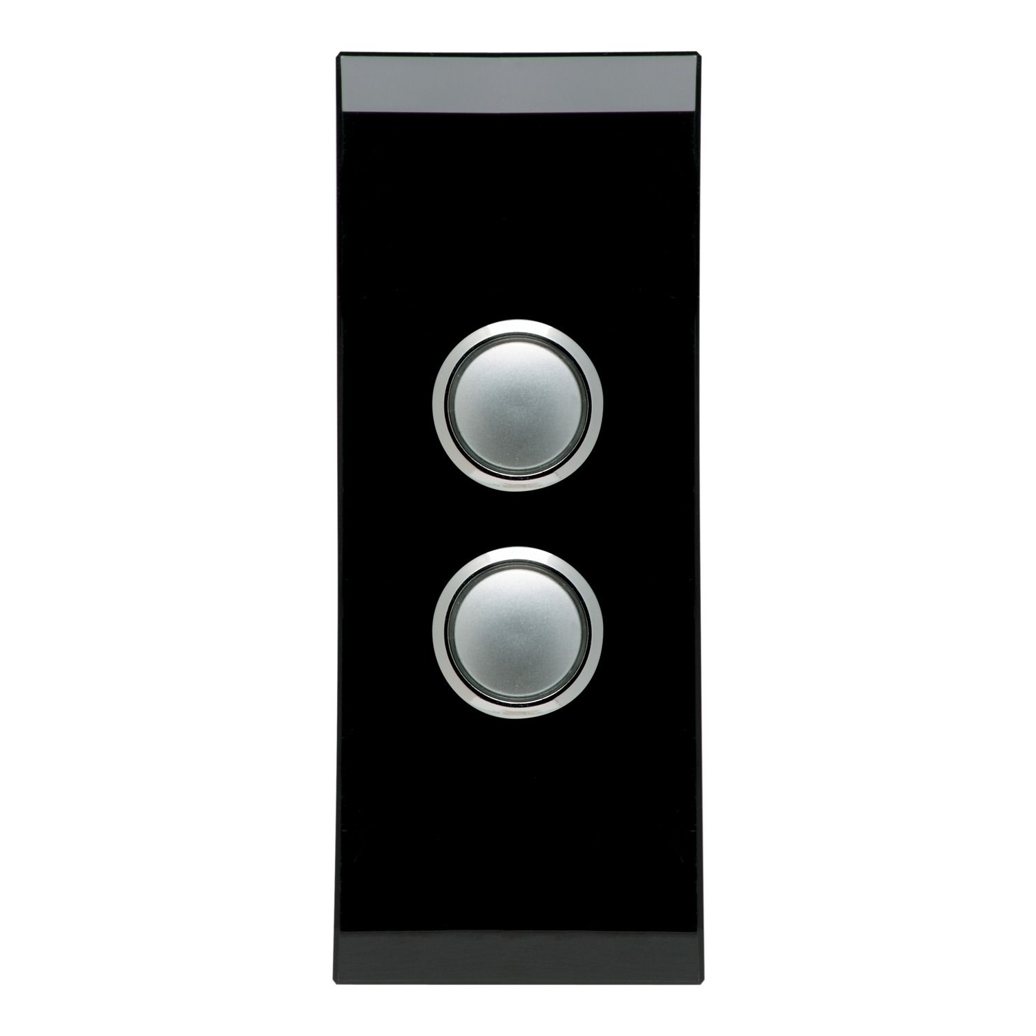 Picture of Push Button Switch LED Architrave, Saturn Series, 2 Gang, 250V, 16AX/20A