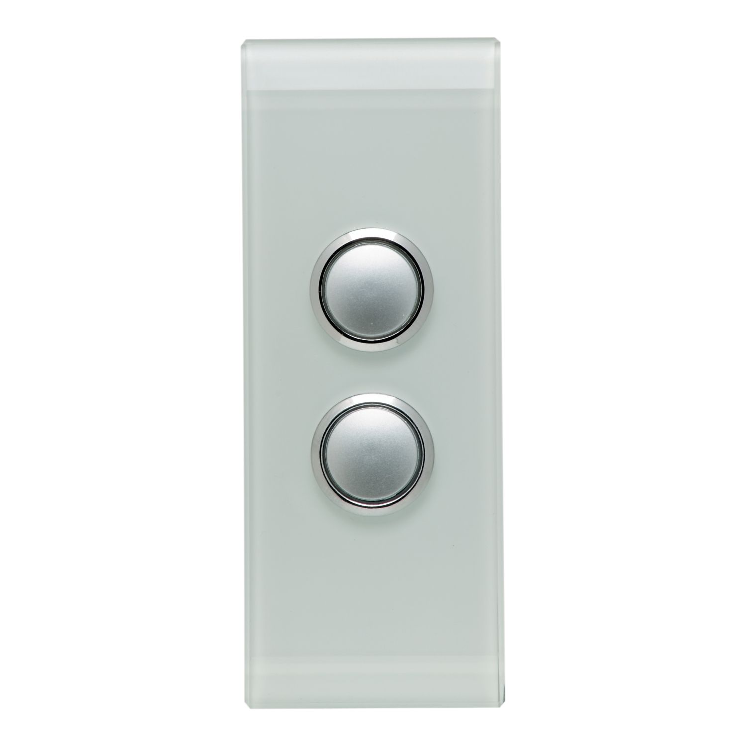 Picture of Push Button Switch LED Architrave, Saturn Series, 2 Gang, 250V, 16AX/20A