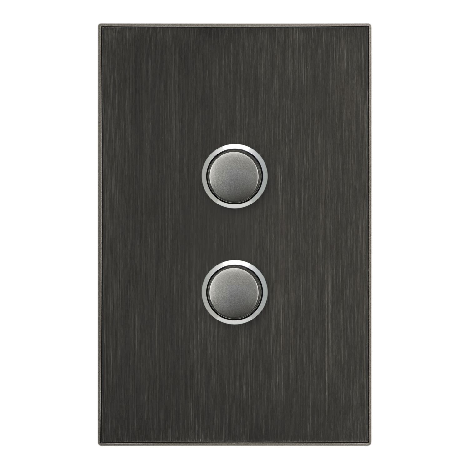 Picture of Push Button Switch LED, Saturn Series, 2 Gang, 250V, 16AX/20A