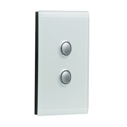 Picture of Switch Grid and Cover Assembly, Saturn Series, 2 Gang, Less Mechanism