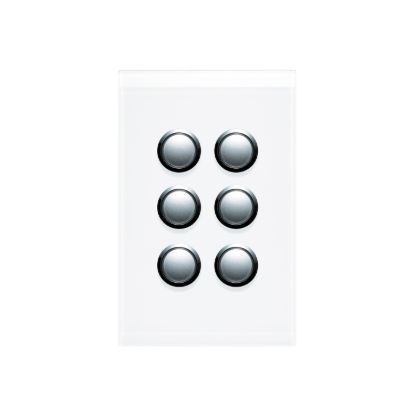 Picture of Switch Cover, Saturn Series, 6 Gang