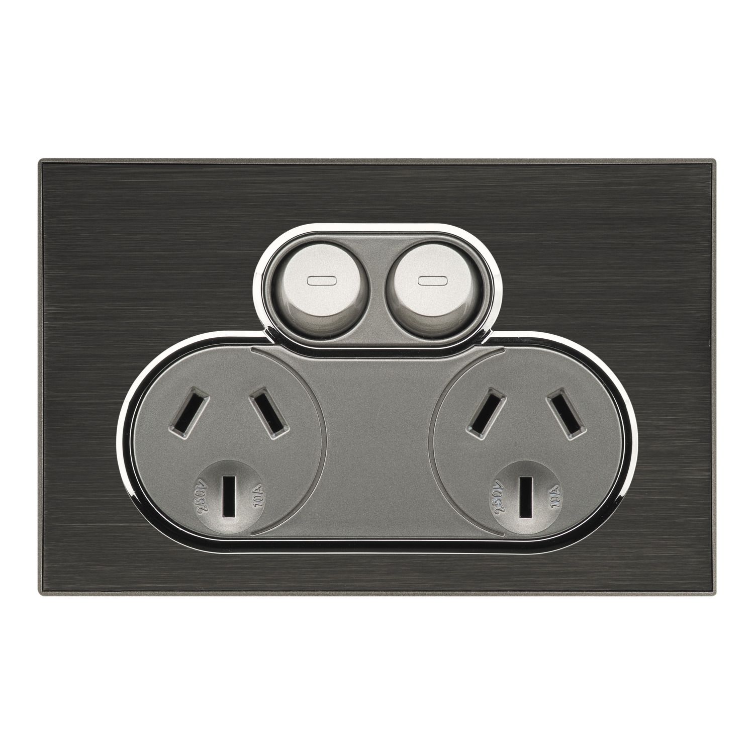 Picture of Double Switch Power Point, Saturn Series, 250V, 10A