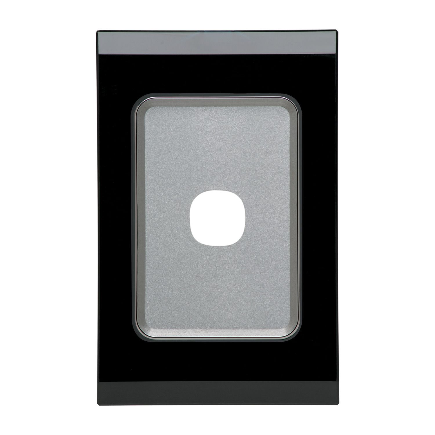 Picture of Switch Grid Plate and Cover, Saturn Series, 1 Gang, Vertical/Horizontal Mount