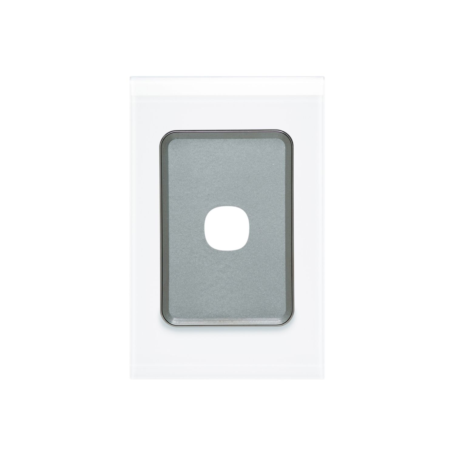 Picture of Switch Grid Plate and Cover, Saturn Series, 1 Gang, Vertical/Horizontal Mount