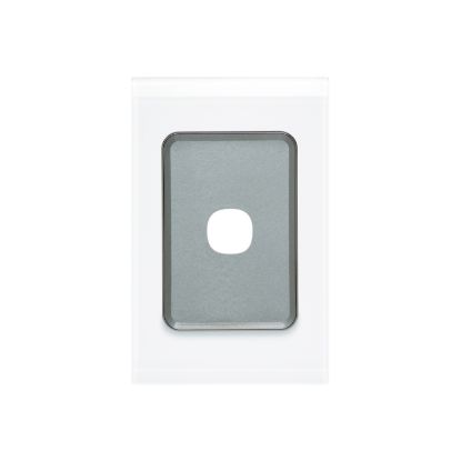 Picture of Switch Grid Plate and Cover, Saturn Series, 1 Gang, Vertical/Horizontal Mount